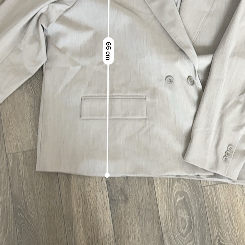 The Drop by Amazon Women's Beige Double-Breasted Blazer - Picture 7 of 11